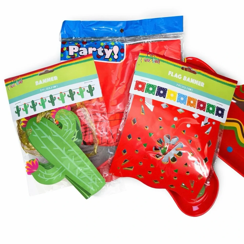Fiesta Red Party Supplies Table Cover - Fiesta